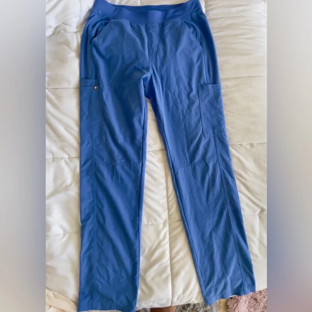 Figs Men's Blue Cargo Medical Scrub Pants
